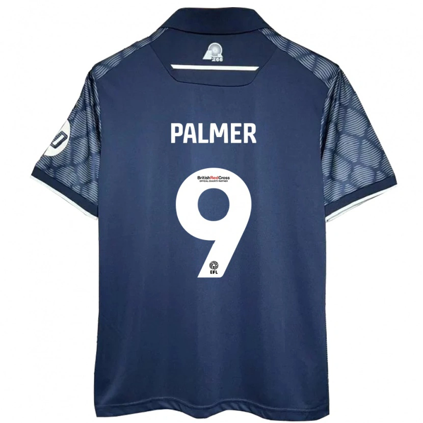 Danxen Men Ollie Palmer #9 Black Away Jersey 2024/25 T-Shirt