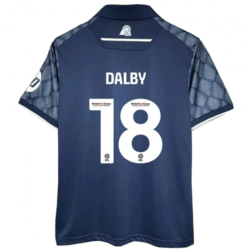 Danxen Men Sam Dalby #18 Black Away Jersey 2024/25 T-Shirt