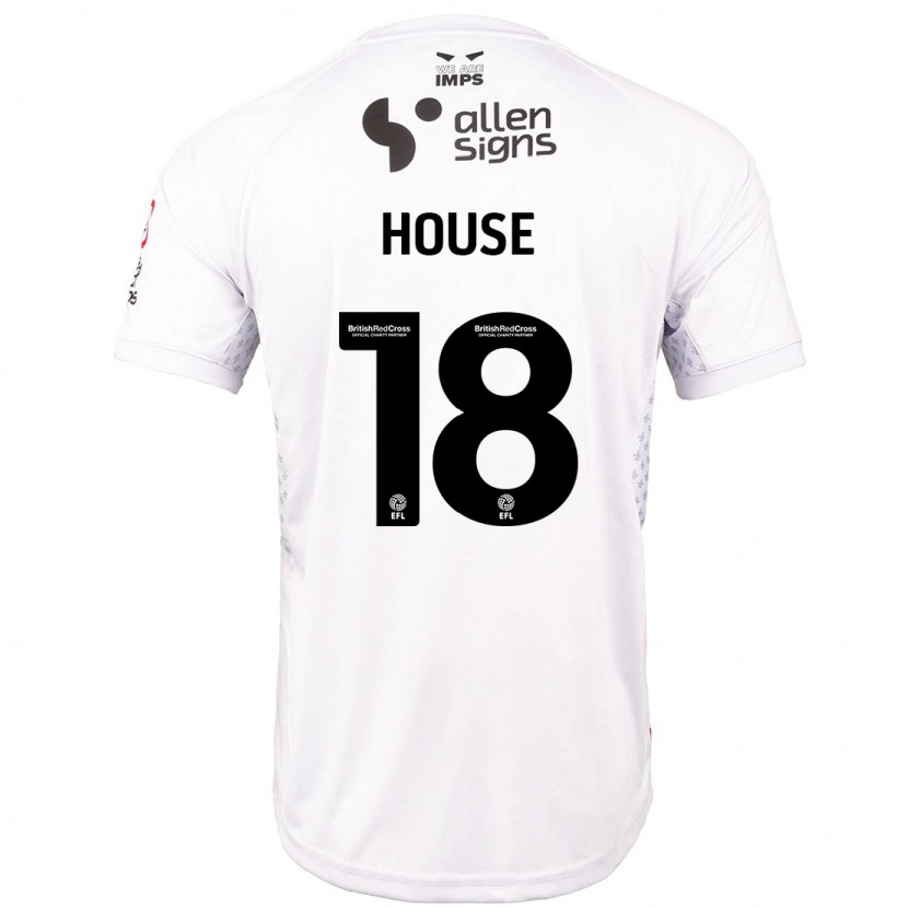 Danxen Men Ben House #18 Red White Away Jersey 2024/25 T-Shirt