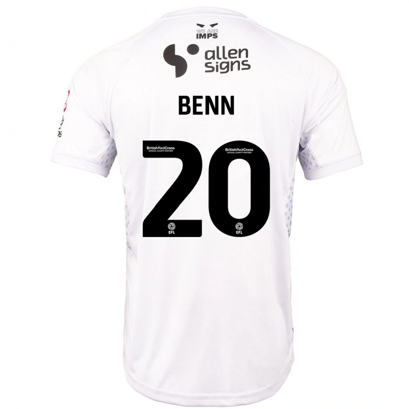 Danxen Men Jay Benn #20 Red White Away Jersey 2024/25 T-Shirt