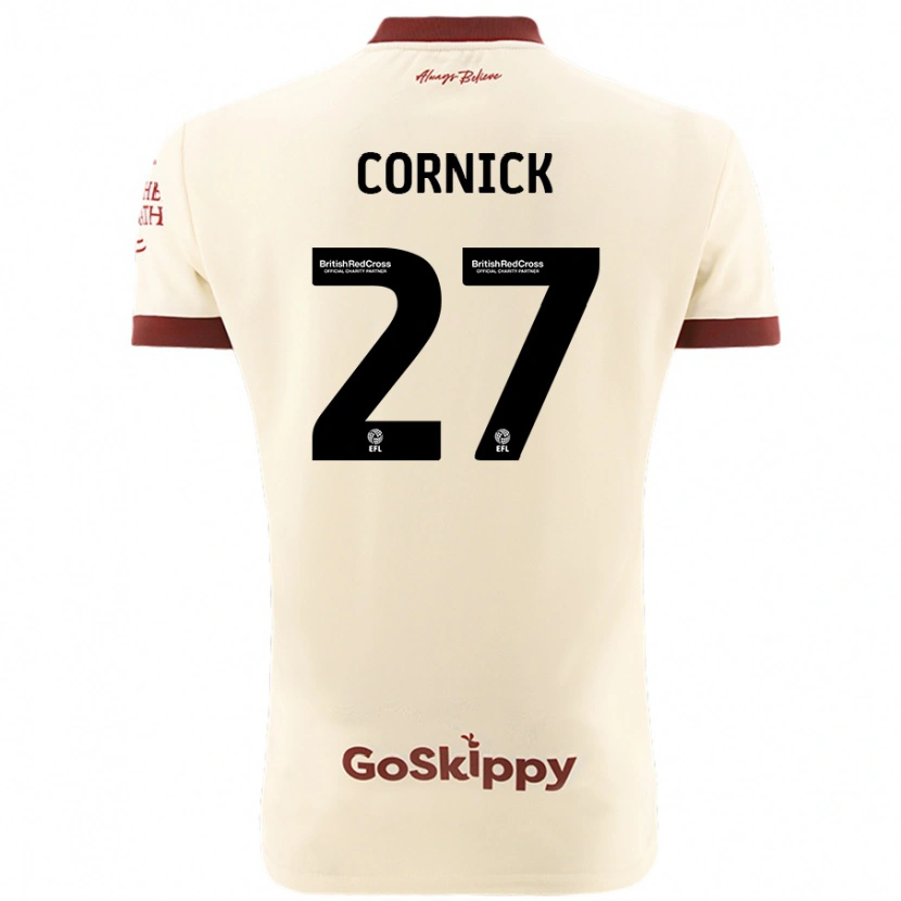 Danxen Men Harry Cornick #27 Cream White Away Jersey 2024/25 T-Shirt