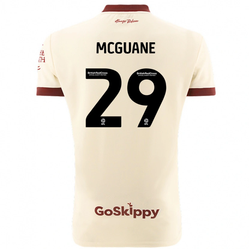 Danxen Men Marcus Mcguane #29 Cream White Away Jersey 2024/25 T-Shirt