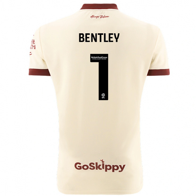 Danxen Men Fran Bentley #1 Cream White Away Jersey 2024/25 T-Shirt