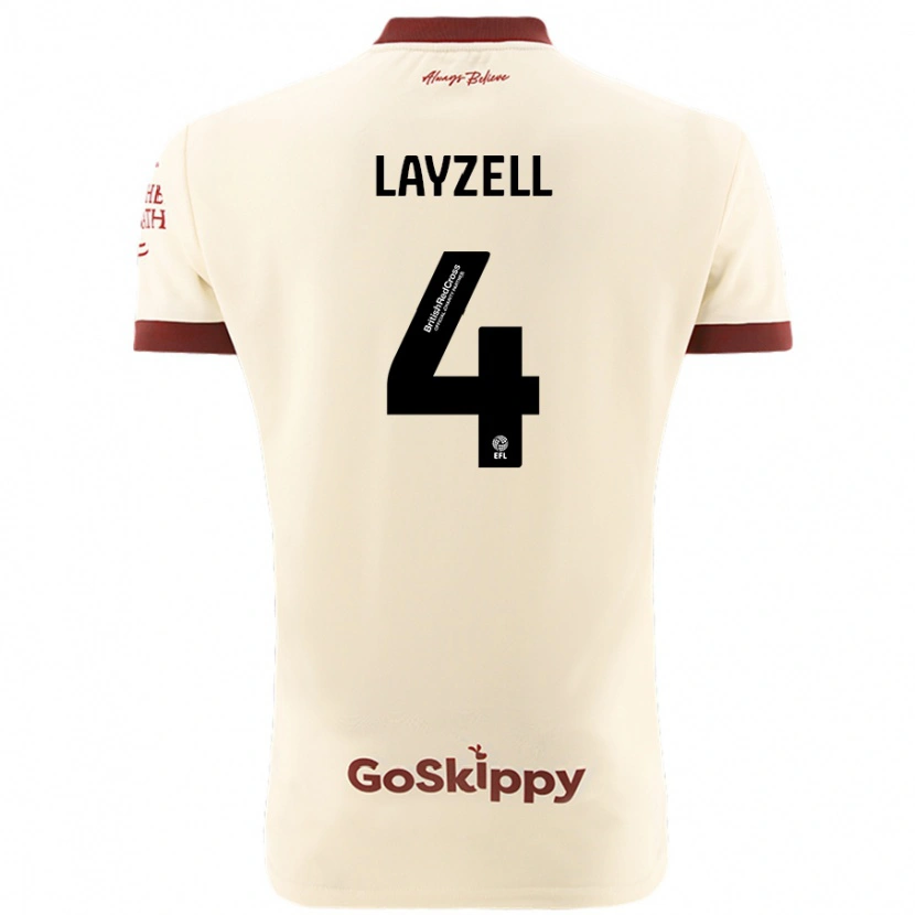 Danxen Men Naomi Layzell #4 Cream White Away Jersey 2024/25 T-Shirt