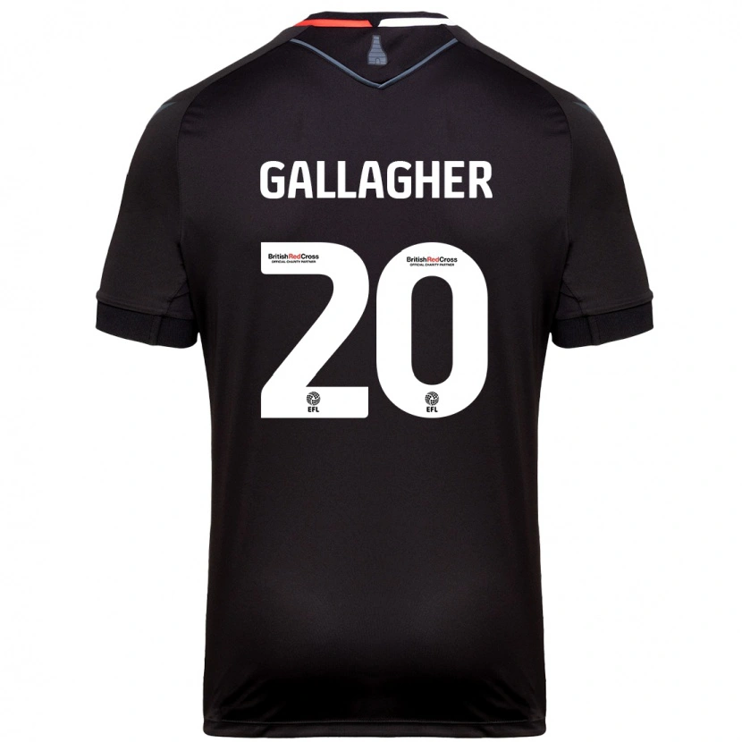 Danxen Men Sam Gallagher #20 Black Away Jersey 2024/25 T-Shirt