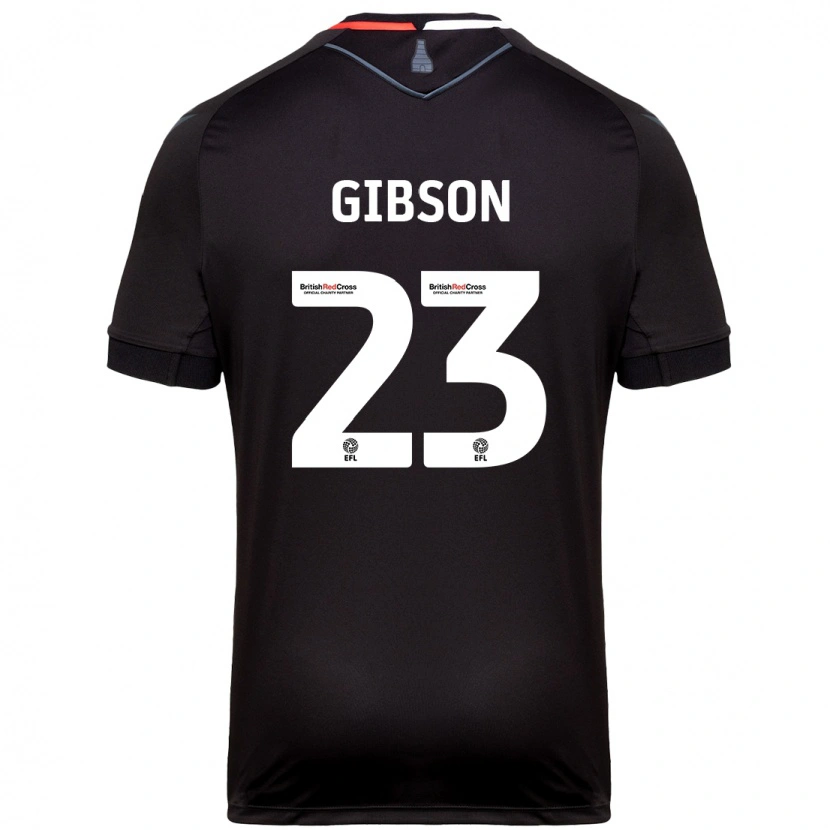 Danxen Men Ben Gibson #23 Black Away Jersey 2024/25 T-Shirt