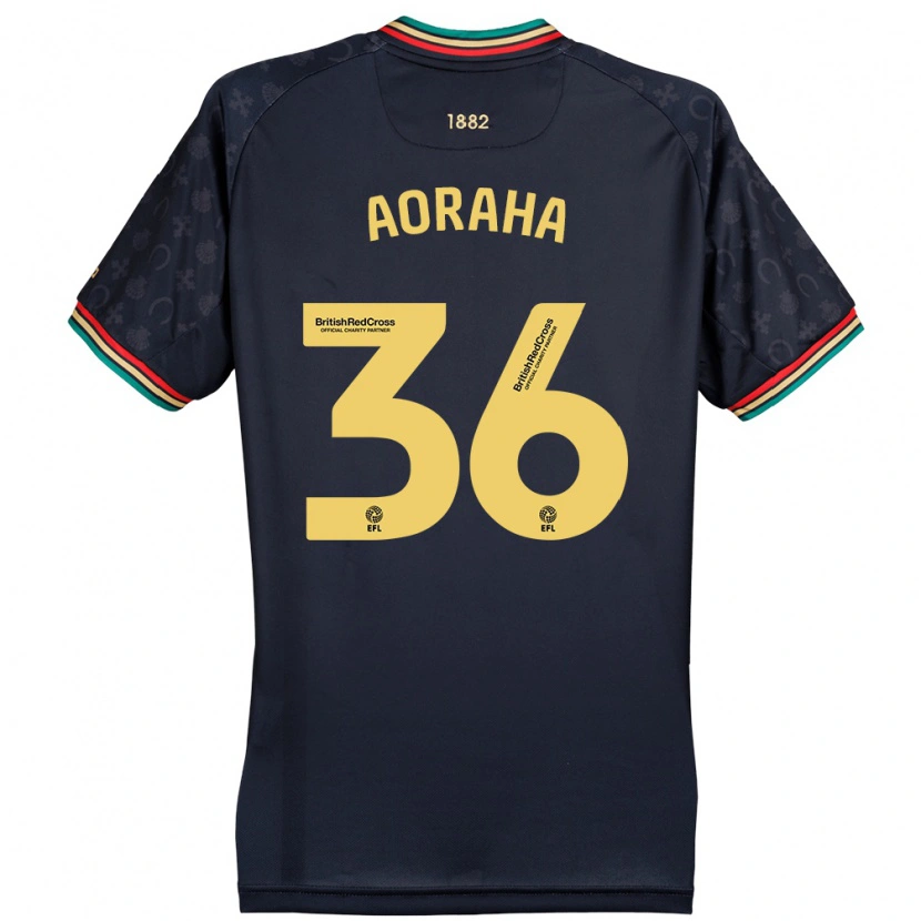 Danxen Men Alexander Aoraha #36 Dark Navy Blue Away Jersey 2024/25 T-Shirt