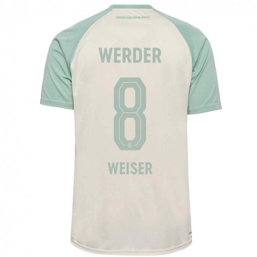 Danxen Men Mitchell Weiser #8 Off-White Light Green Away Jersey 2024/25 T-Shirt