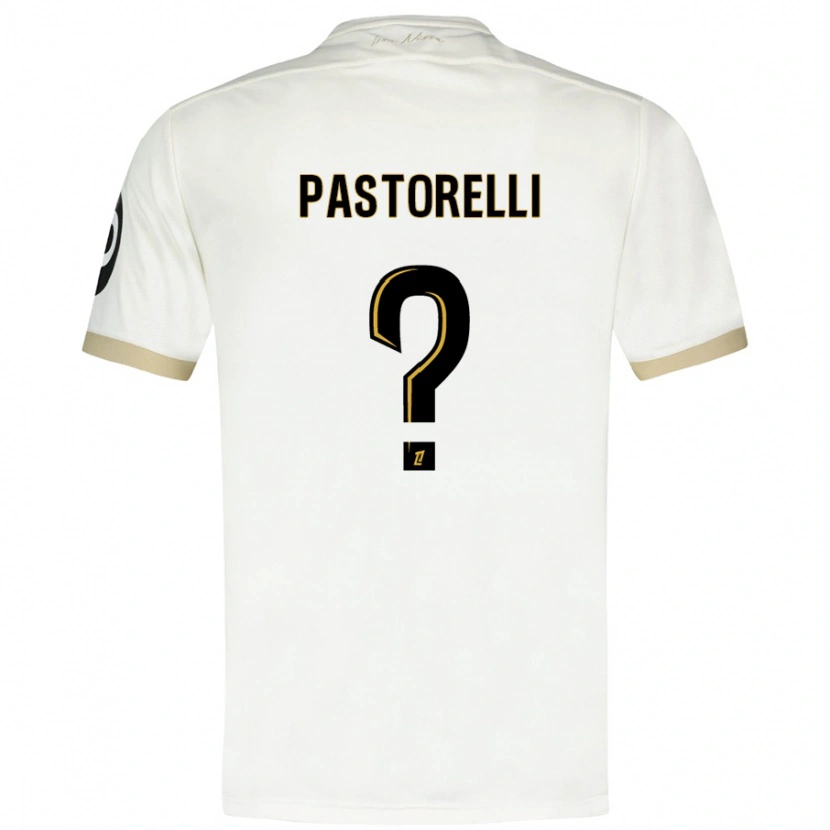 Danxen Men Julien Pastorelli #0 White Gold Away Jersey 2024/25 T-Shirt