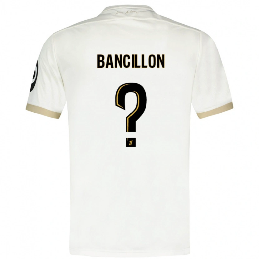 Danxen Men Mattéo Bancillon #0 White Gold Away Jersey 2024/25 T-Shirt