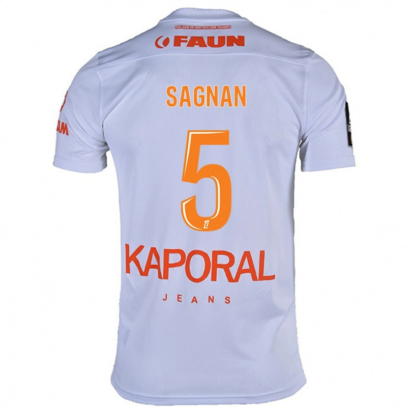 Danxen Men Modibo Sagnan #5 White Away Jersey 2024/25 T-Shirt