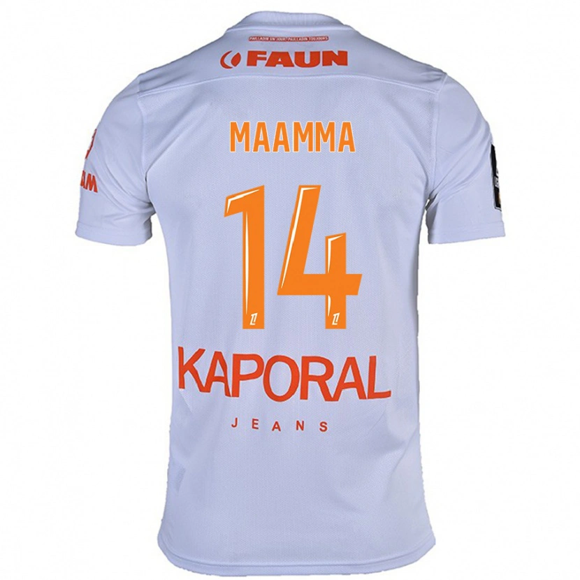 Danxen Men Othmane Maamma #14 White Away Jersey 2024/25 T-Shirt