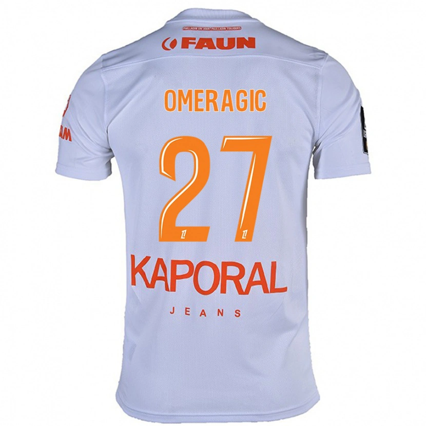 Danxen Men Becir Omeragic #27 White Away Jersey 2024/25 T-Shirt