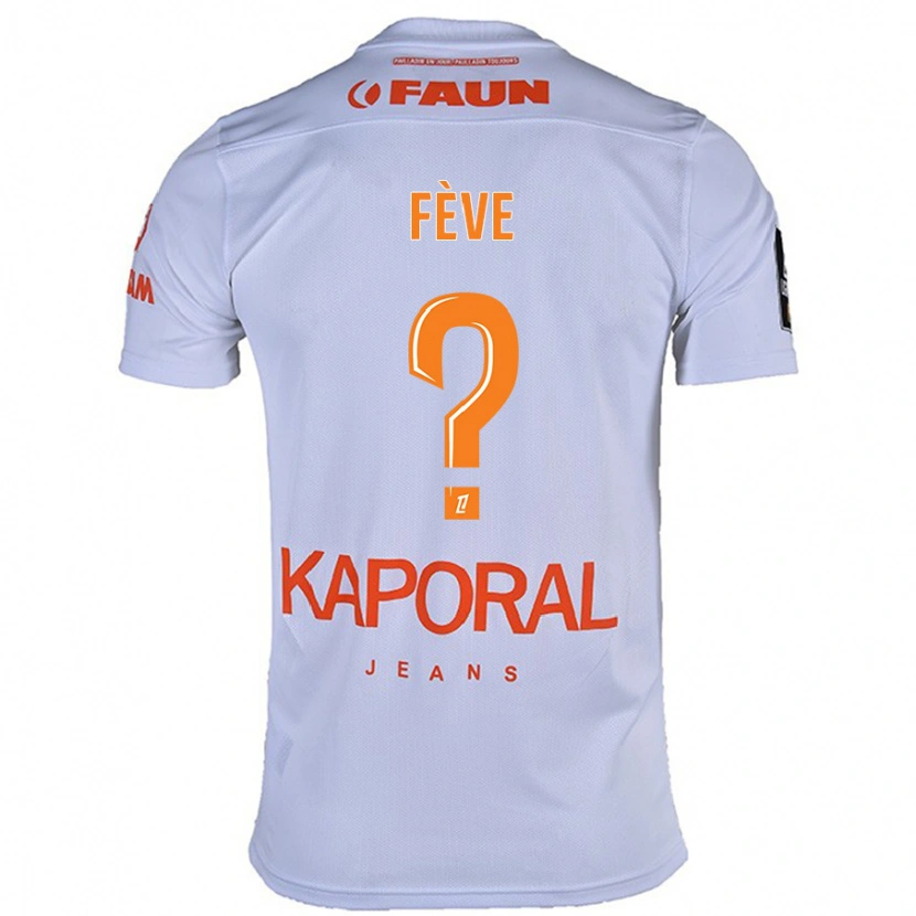 Danxen Men Lino Fève #0 White Away Jersey 2024/25 T-Shirt