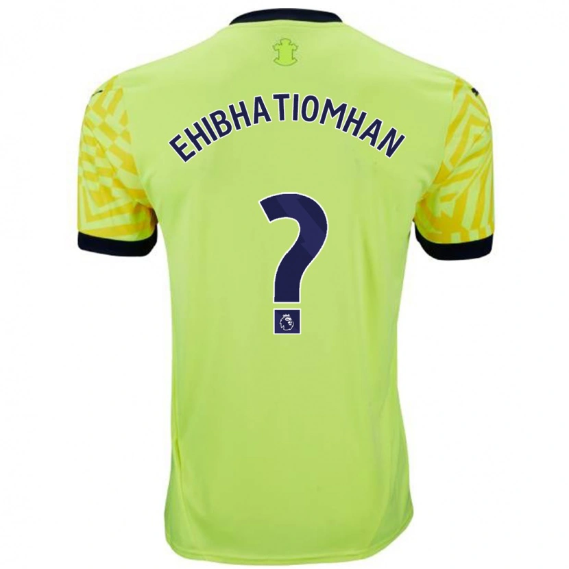 Danxen Men Princewill Ehibhatiomhan #0 Yellow Away Jersey 2024/25 T-Shirt