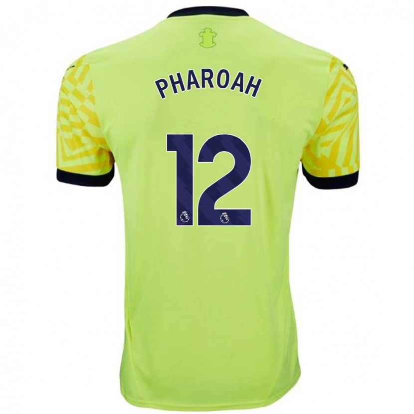 Danxen Men Sophia Pharoah #12 Yellow Away Jersey 2024/25 T-Shirt