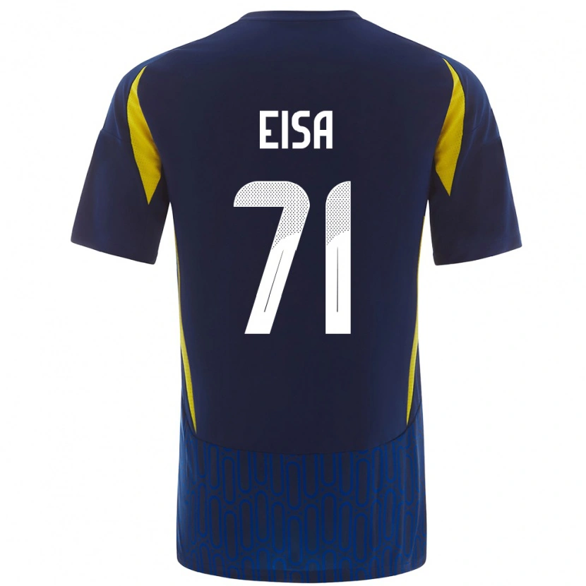 Danxen Men Bayan Eisa #71 Blue Yellow Away Jersey 2024/25 T-Shirt