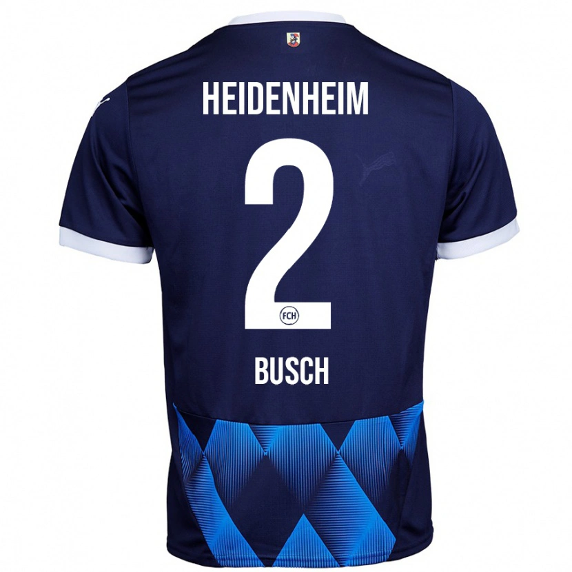 Danxen Men Marnon Busch #2 Dark Navy Blue Away Jersey 2024/25 T-Shirt