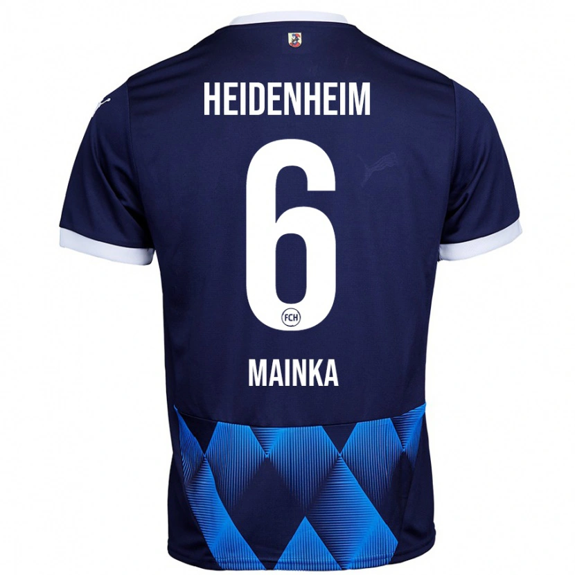 Danxen Men Patrick Mainka #6 Dark Navy Blue Away Jersey 2024/25 T-Shirt