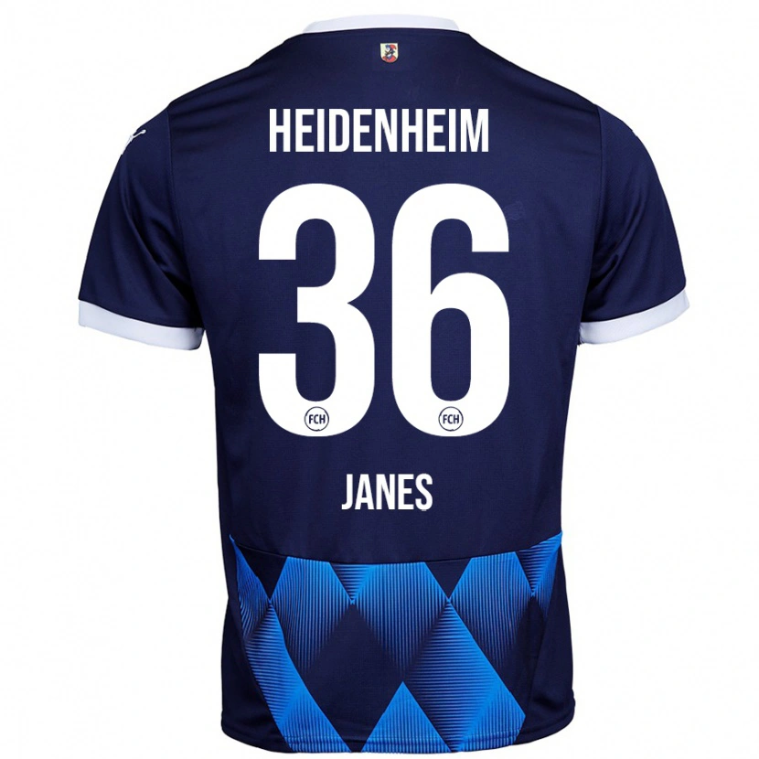 Danxen Men Luka Janes #36 Dark Navy Blue Away Jersey 2024/25 T-Shirt