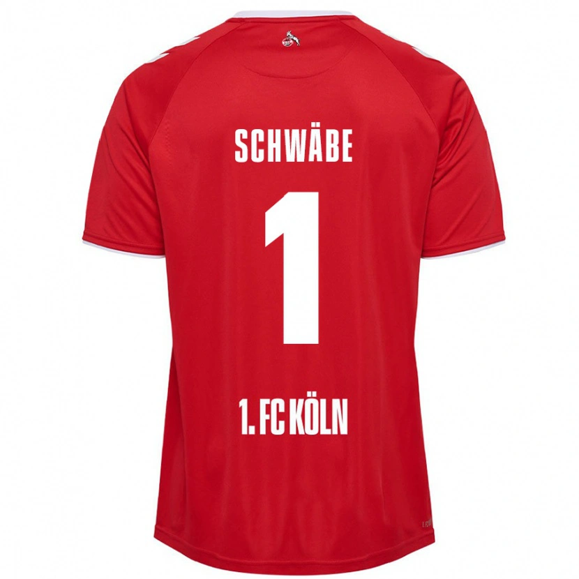 Danxen Men Marvin Schwäbe #1 Red White Away Jersey 2024/25 T-Shirt