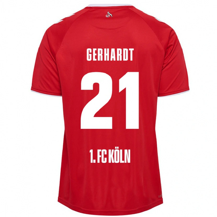 Danxen Men Anna Gerhardt #21 Red White Away Jersey 2024/25 T-Shirt