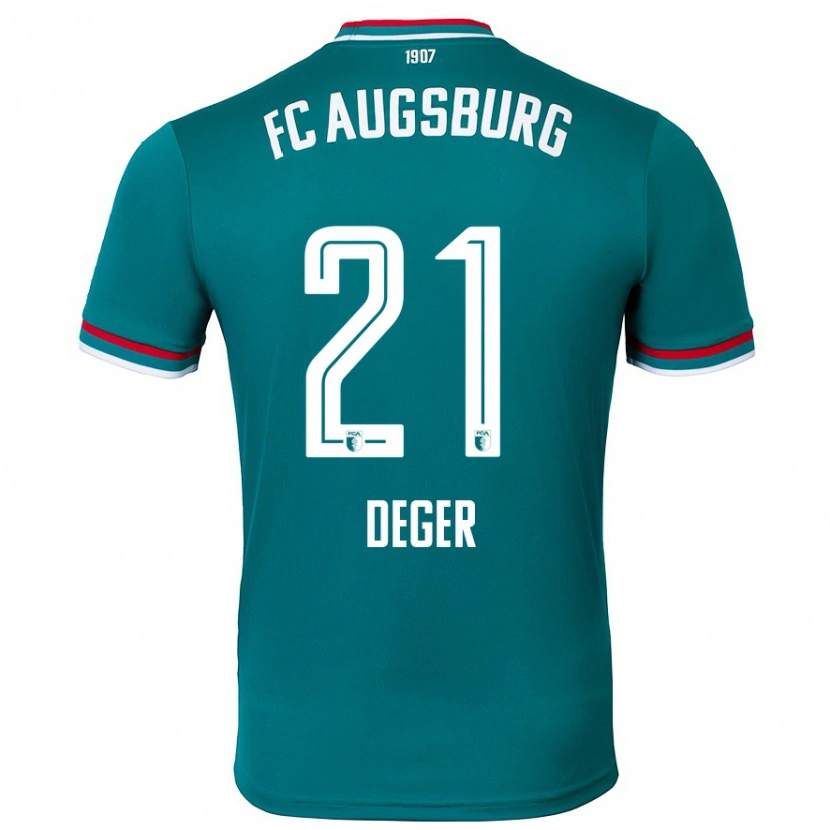 Danxen Men David Deger #21 Dark Green Away Jersey 2024/25 T-Shirt