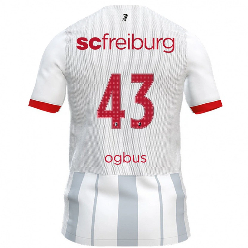 Danxen Men Bruno Ogbus #43 White Grey Away Jersey 2024/25 T-Shirt