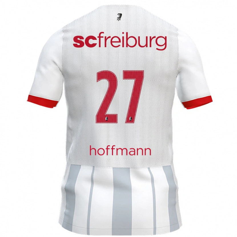 Danxen Men Giovanna Hoffmann #27 White Grey Away Jersey 2024/25 T-Shirt