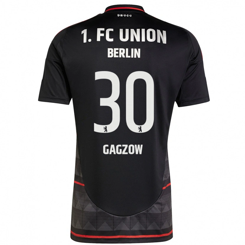 Danxen Men Fritz Gagzow #30 Black Away Jersey 2024/25 T-Shirt