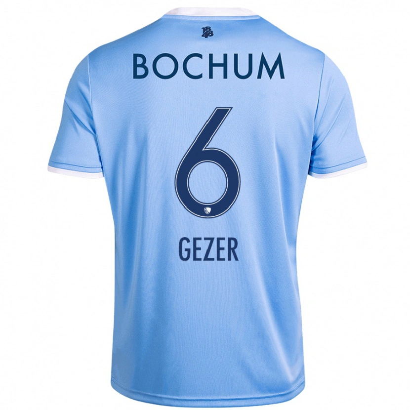 Danxen Men Joel Gezer #6 Sky Blue Away Jersey 2024/25 T-Shirt