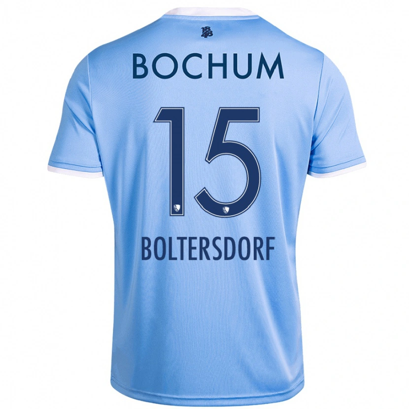 Danxen Men Sebastian Boltersdorf #15 Sky Blue Away Jersey 2024/25 T-Shirt