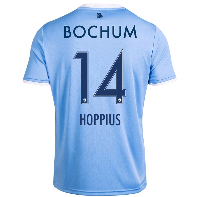 Danxen Men Dörthe Hoppius #14 Sky Blue Away Jersey 2024/25 T-Shirt