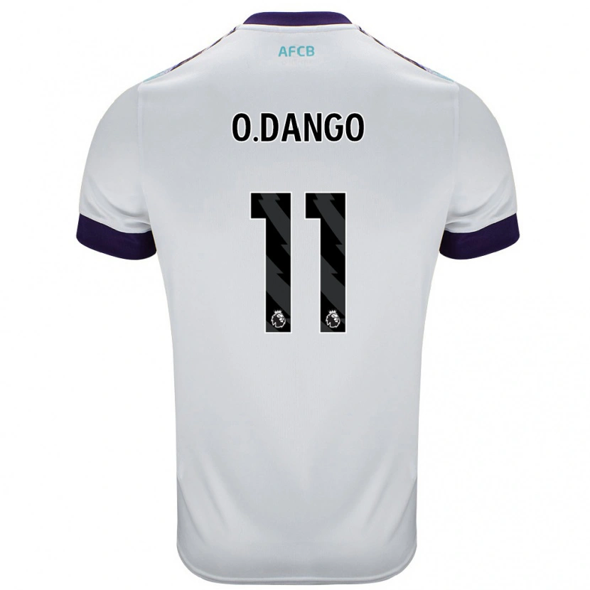 Danxen Men Dango Ouattara #11 White Green Purple Away Jersey 2024/25 T-Shirt