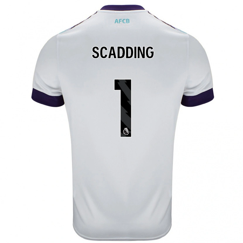 Danxen Men Katie Scadding #1 White Green Purple Away Jersey 2024/25 T-Shirt