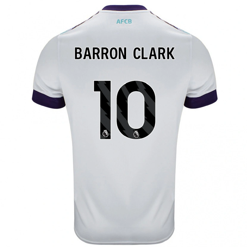 Danxen Men Molly Barron-Clark #10 White Green Purple Away Jersey 2024/25 T-Shirt