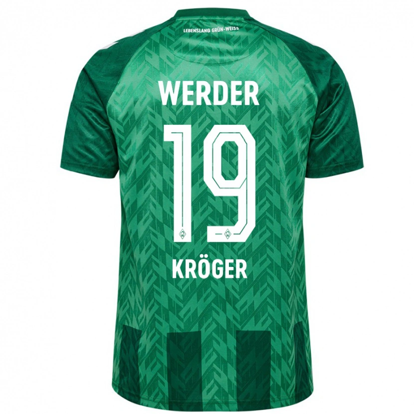 Danxen Women Moritz Kröger #19 Green Home Jersey 2024/25 T-Shirt