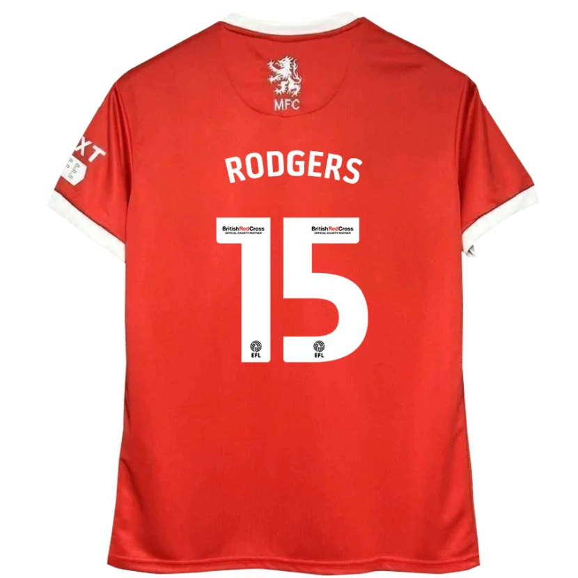 Danxen Women Amber Rodgers #15 Red White Home Jersey 2024/25 T-Shirt