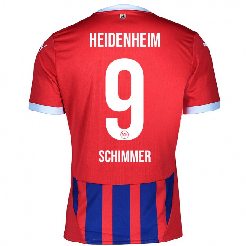 Danxen Women Stefan Schimmer #9 Red Blue Home Jersey 2024/25 T-Shirt