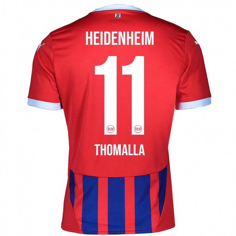 Danxen Women Denis Thomalla #11 Red Blue Home Jersey 2024/25 T-Shirt