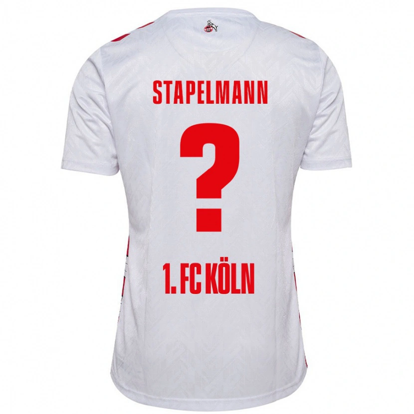 Danxen Women Luis Stapelmann #0 White Red Home Jersey 2024/25 T-Shirt