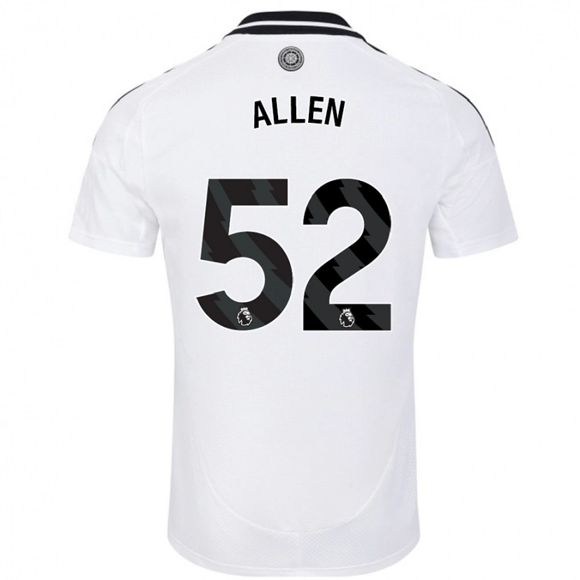 Danxen Women Michael Allen #52 White Home Jersey 2024/25 T-Shirt