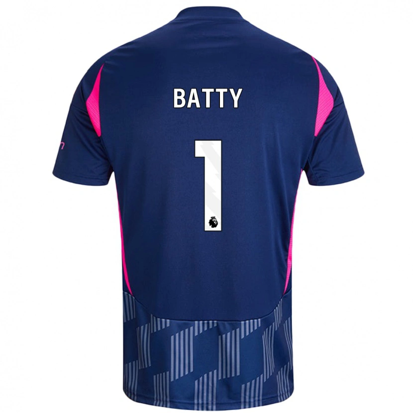 Danxen Women Emily Batty #1 Royal Blue Pink Away Jersey 2024/25 T-Shirt