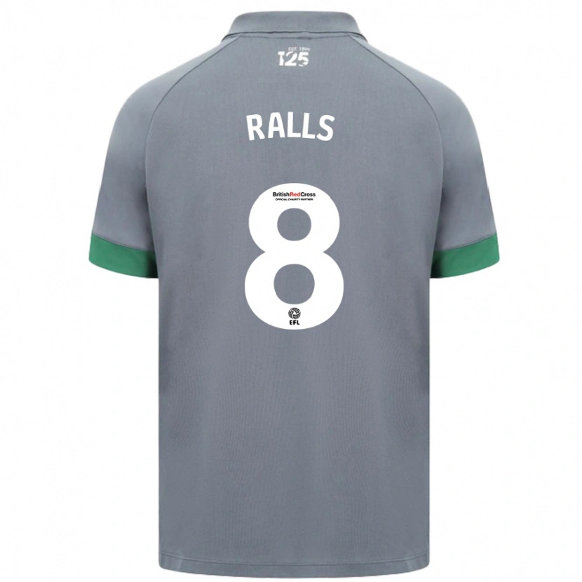 Danxen Women Joe Ralls #8 Dark Gray Away Jersey 2024/25 T-Shirt