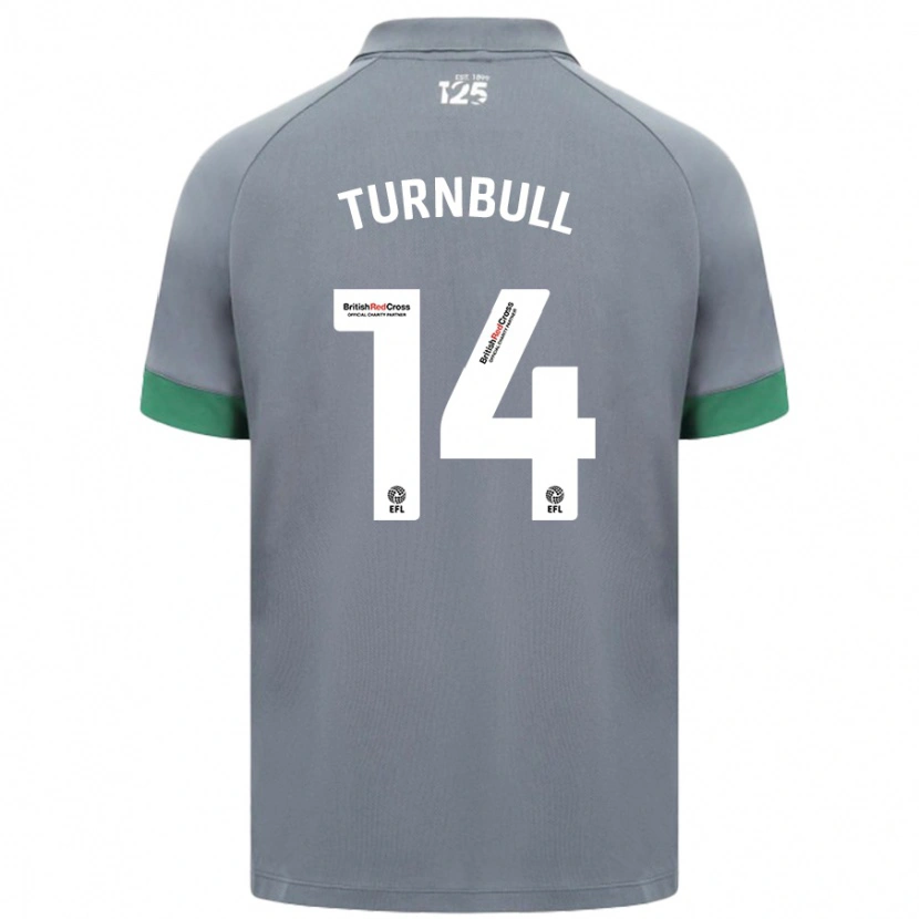 Danxen Women David Turnbull #14 Dark Gray Away Jersey 2024/25 T-Shirt