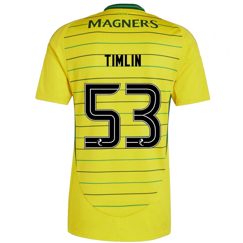 Danxen Women Sophie Timlin #53 Yellow Away Jersey 2024/25 T-Shirt