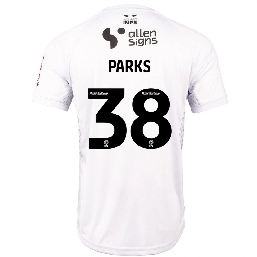 Danxen Women Charlie Parks #38 Red White Away Jersey 2024/25 T-Shirt