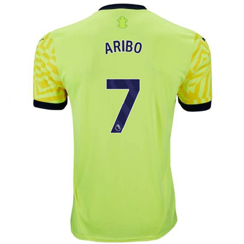 Danxen Women Joe Aribo #7 Yellow Away Jersey 2024/25 T-Shirt