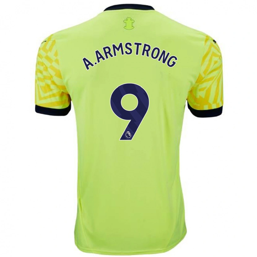 Danxen Women Adam Armstrong #9 Yellow Away Jersey 2024/25 T-Shirt