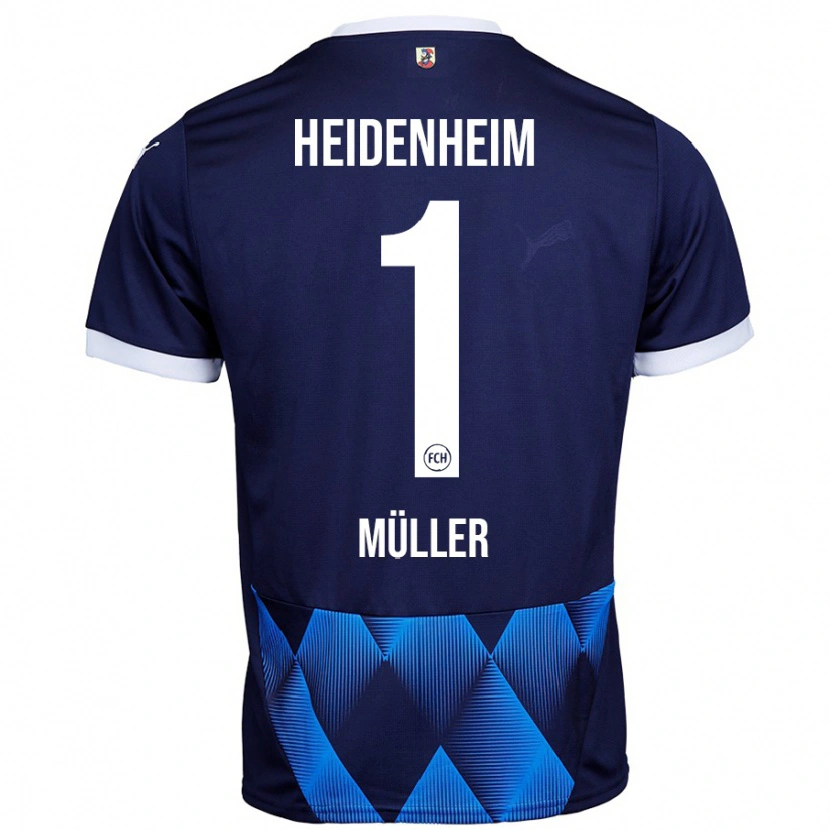 Danxen Women Kevin Müller #1 Dark Navy Blue Away Jersey 2024/25 T-Shirt